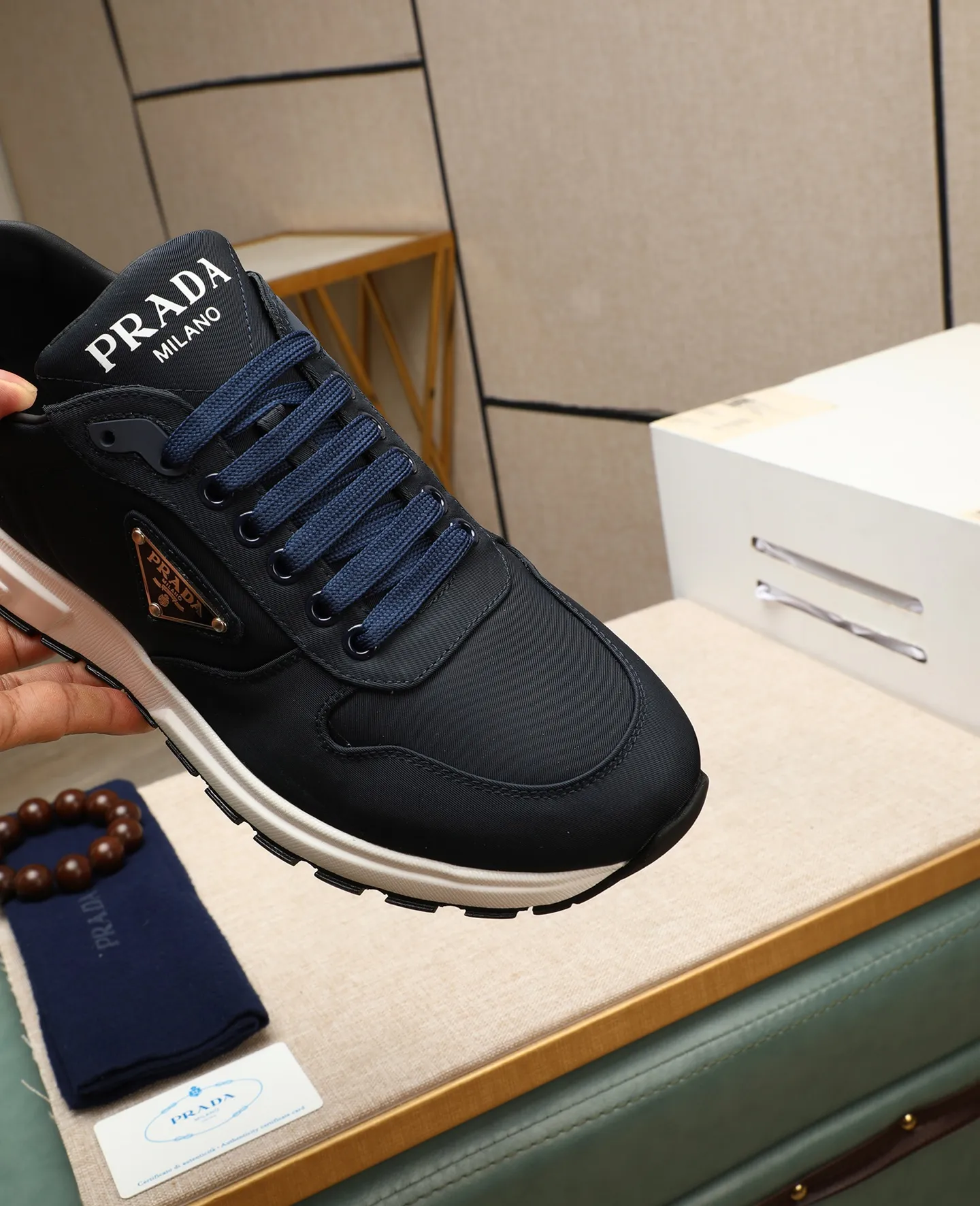 Men's shoes 💰540 🌹🌹[PRADA—Prada] 2025 latest model 🙈original replica! 👟👟👟Available here. The workmanship is top-notch. The upper is made from Italy. 🇮🇹Imported first-layer cowhide. ❗️Breathable genuine leather lining @Suitable for travel. The original version has an enlarged engraved sole, making it suitable for all kinds of travels, showing low-key luxury. Let quality speak for itself. Color: Size: 38-45